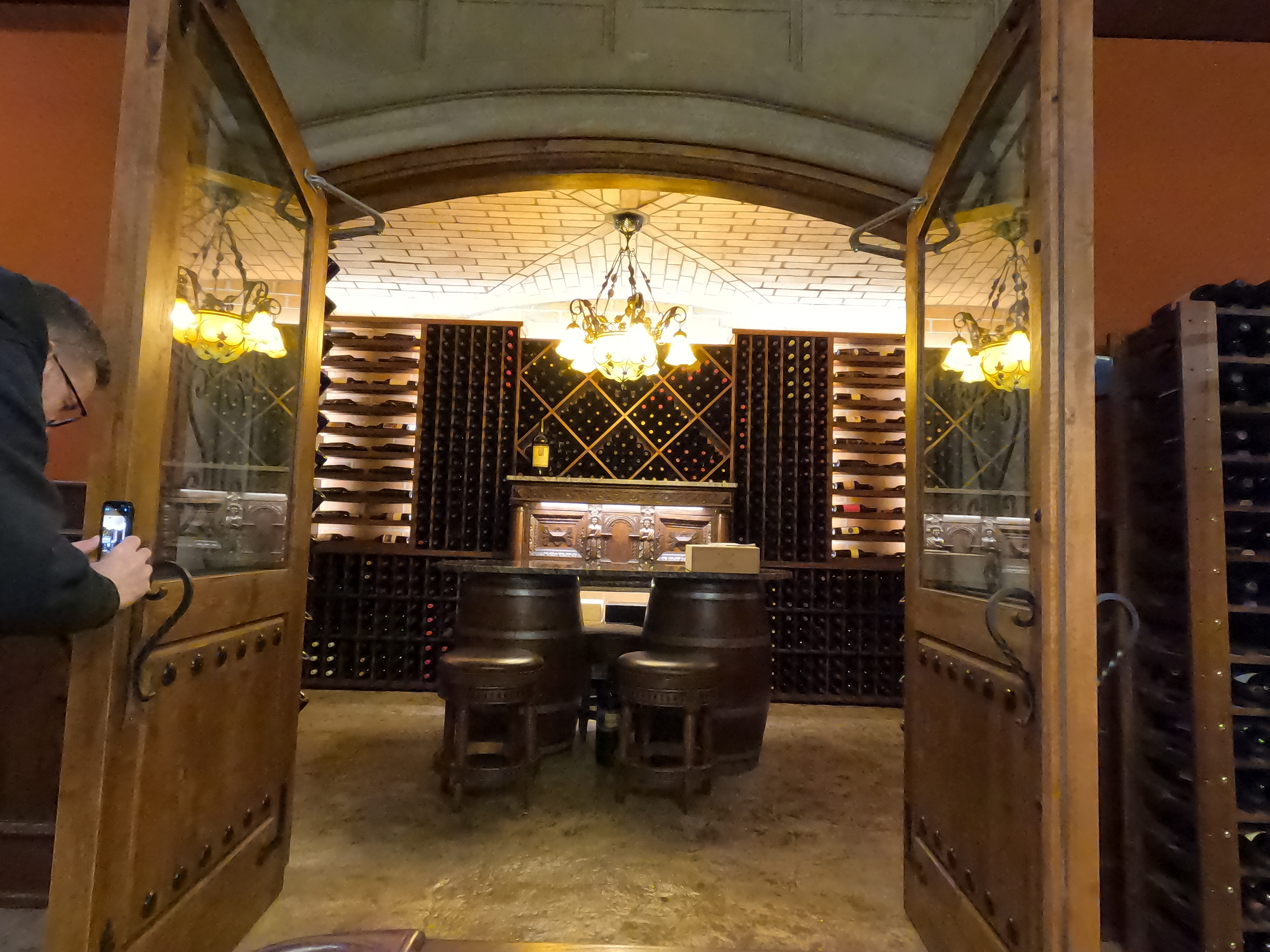 Custom Wine Cellar Entrance